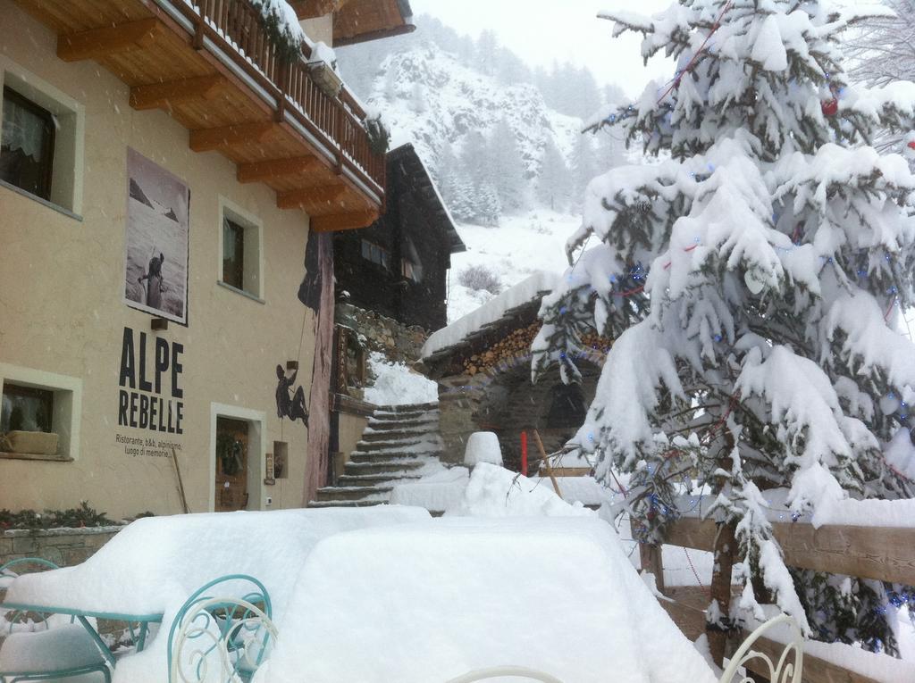 Bed and Breakfast Alpe Rebelle Bionaz Экстерьер фото