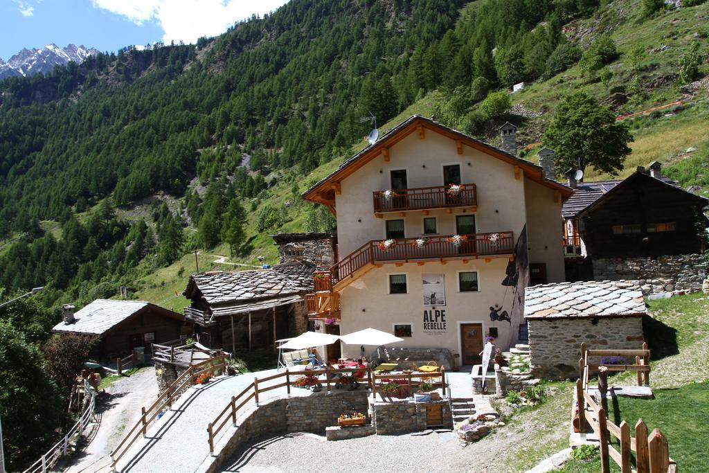 Bed and Breakfast Alpe Rebelle Bionaz Экстерьер фото