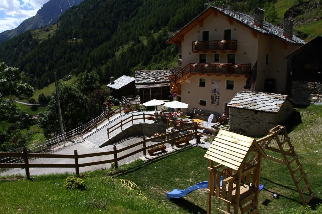 Bed and Breakfast Alpe Rebelle Bionaz Экстерьер фото